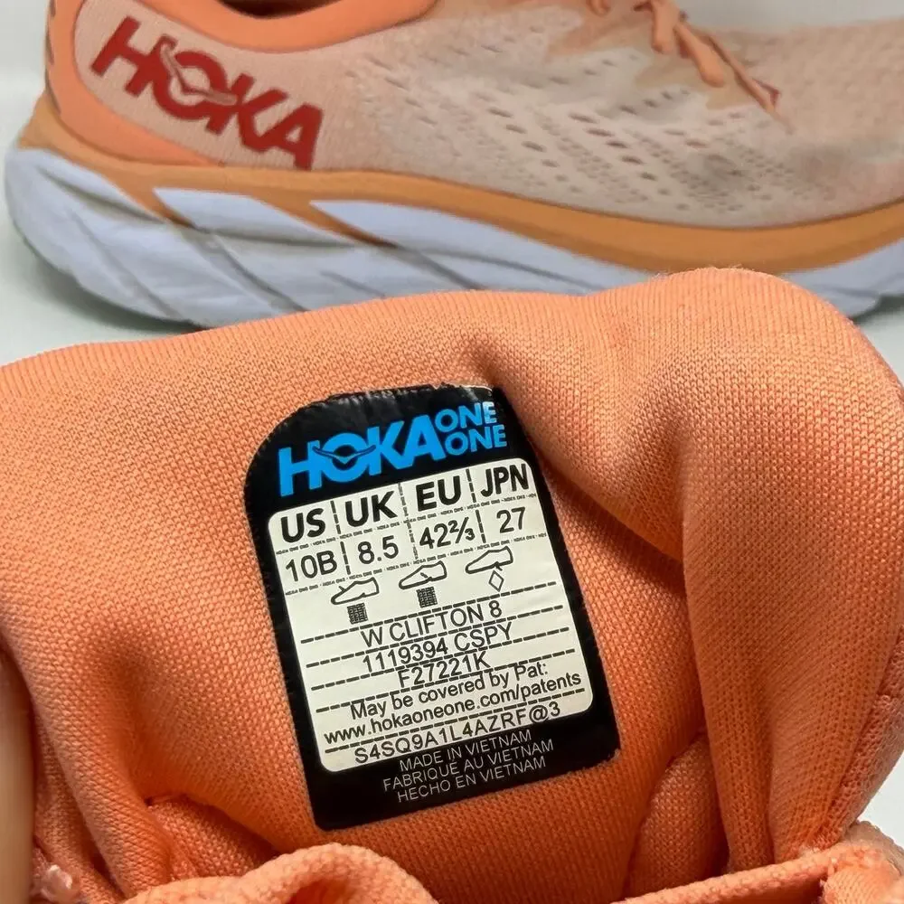 HOKA Clifton 8 Women’s 10B Running Shoes